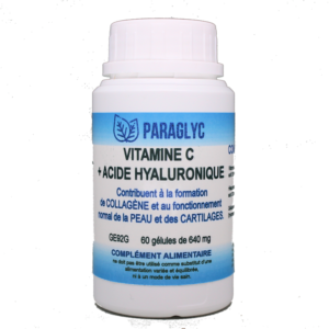 Vitamine C + acide hyaluronique pour la peau