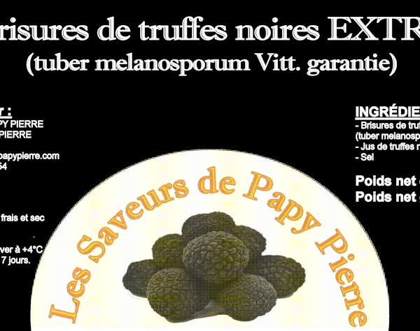 TRUFFES NOIRES du PÉRIGORD en BRISURES