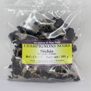 Sachet de 100 grammes de champignons noirs