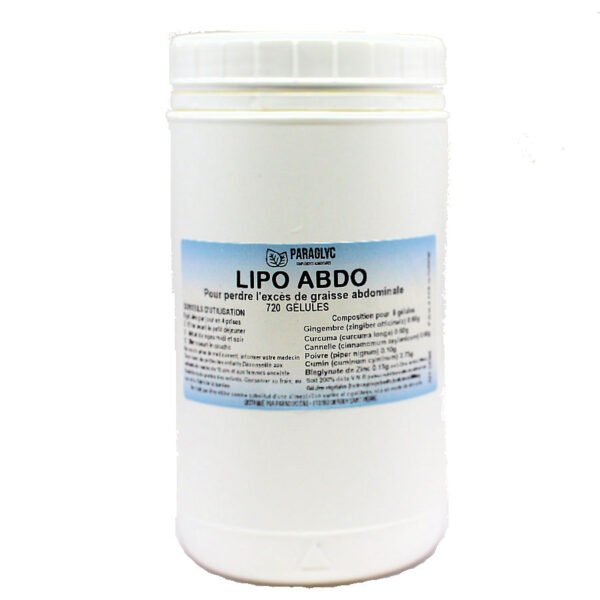 Lipo abdo pour réduire la graisse abdominale 720 gélules