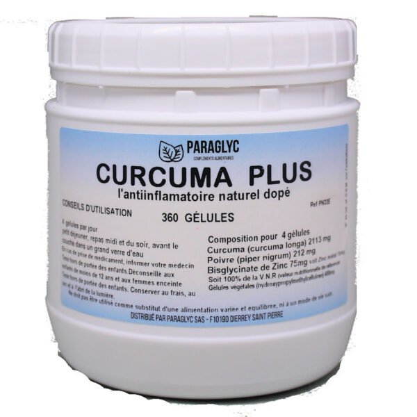 Curcuma plus em flacon de 360 gélules