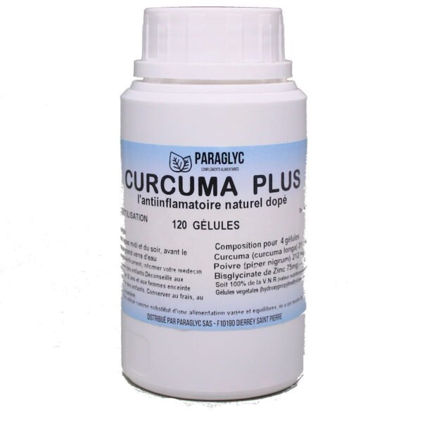 curcuma plus en flacon de 120 gélules