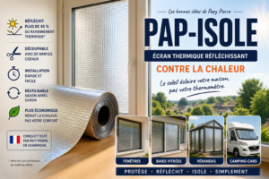 Papisole_000 PAP-ISOLE écran thermique réfléchissant