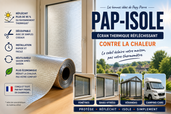 PAP-ISOLE écran thermique réfléchissant