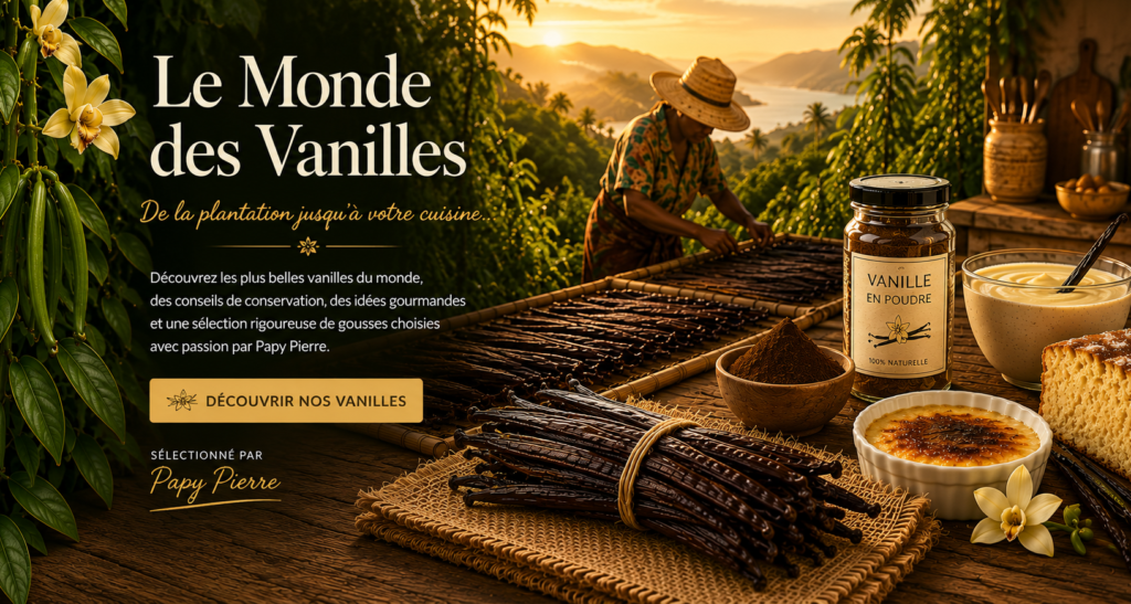 Le monde des vanille de la plantation à la cuisine