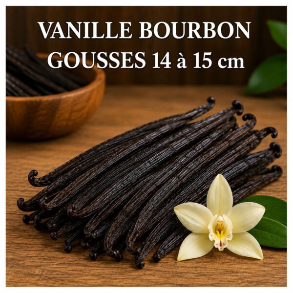VA02_Vanille_bourbon_14-15_01 Vanille bourbon Madagascar gousses 14 à 15 cm
