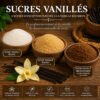 Sucres vanillé à la vanille bourbon de Madagascar