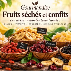 Fruits séchès ou confits de Papy Pierre