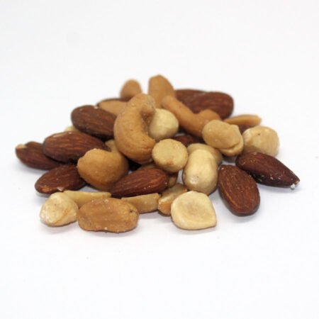 Mélange grillé salé de Papy Pierre avec arachides, amandes, noix de cajou et noisettes
